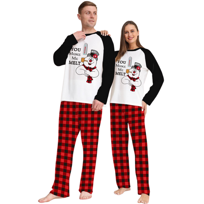 The Melting Snow Family Matching Pajama Set