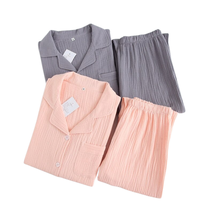 Japanese Cotton Crepe Ladies Pajamas