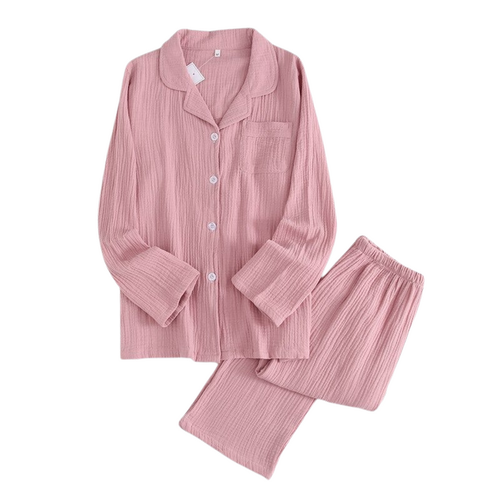 Japanese Cotton Crepe Ladies Pajamas