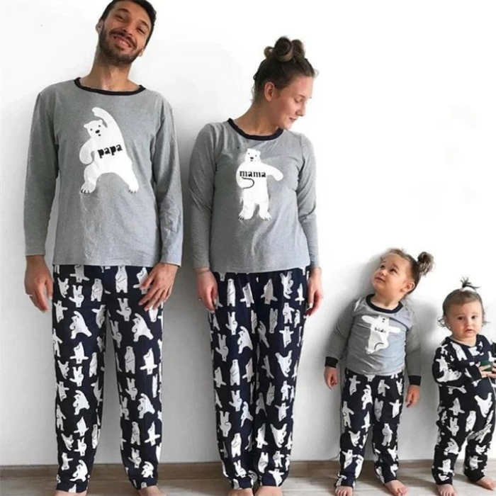 White Bear Matching Family Set