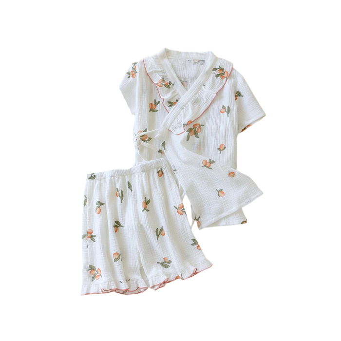 Kimono Short-Sleeved Shorts Set