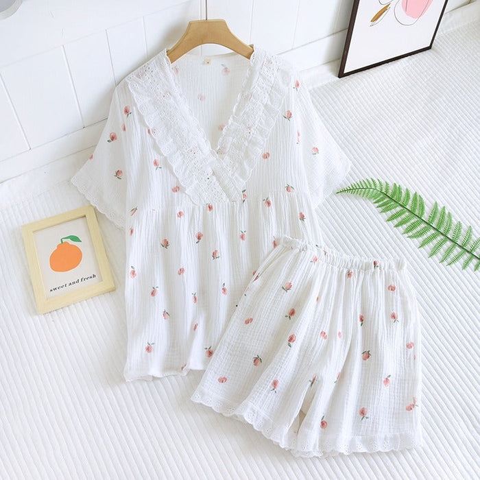 Summer Pajamas Homewear Suit Women