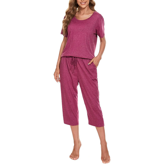 Women's Pajamas Set With Pockets