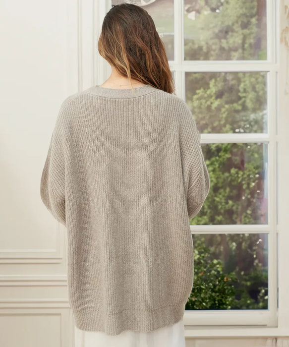 Woolen Cozy Cocoon Cardigan