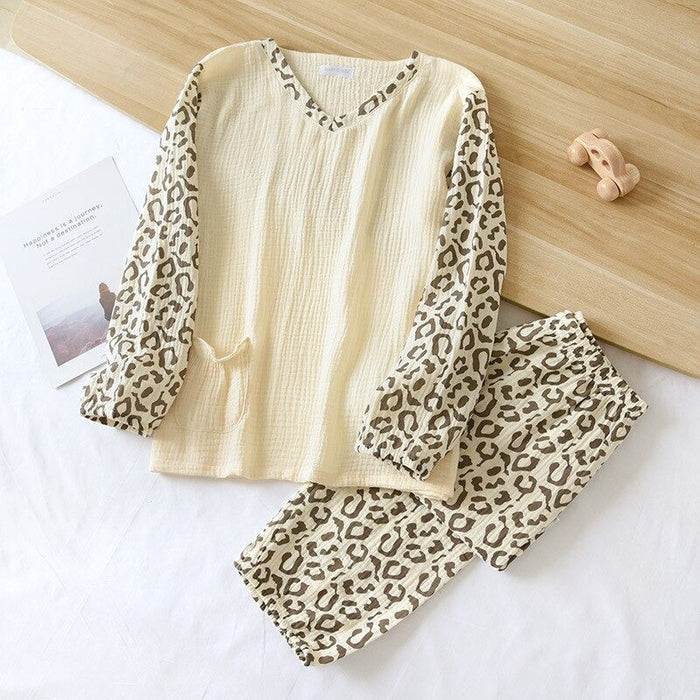 Leopard Print Home Service Set