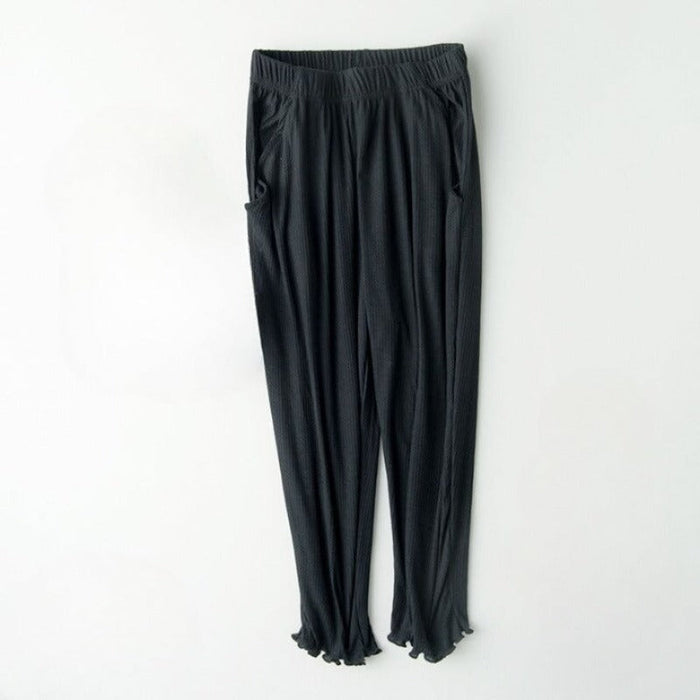 Women's Elastic Cotton Pants