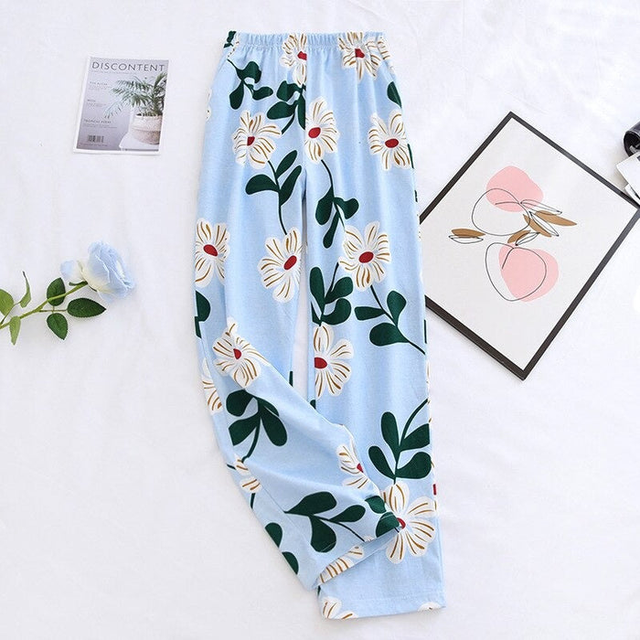 Floral Home Pants -M104