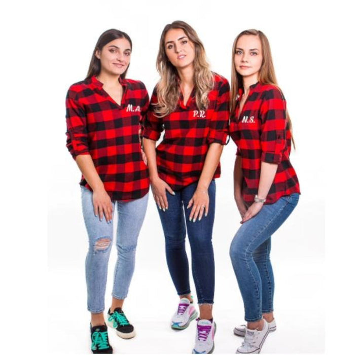 Plaid Women's Party Shirts