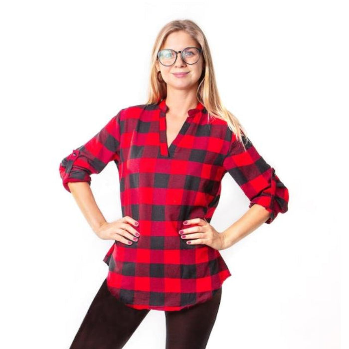 Plaid Women's Party Shirts