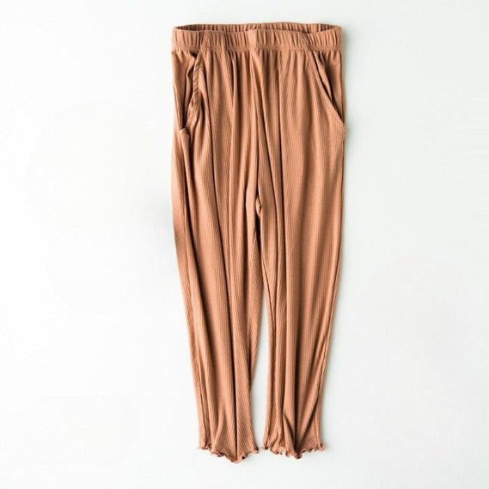 Women's Elastic Cotton Pants