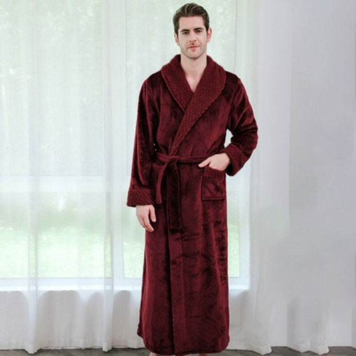 Customized Couple of Long Plush Bathrobes