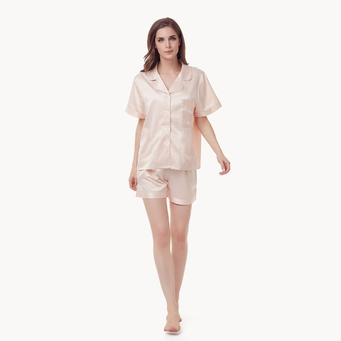 Customized Bridal Silk Shorts Pajamas