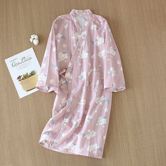 Japanese Steamed Bathrobe For Women