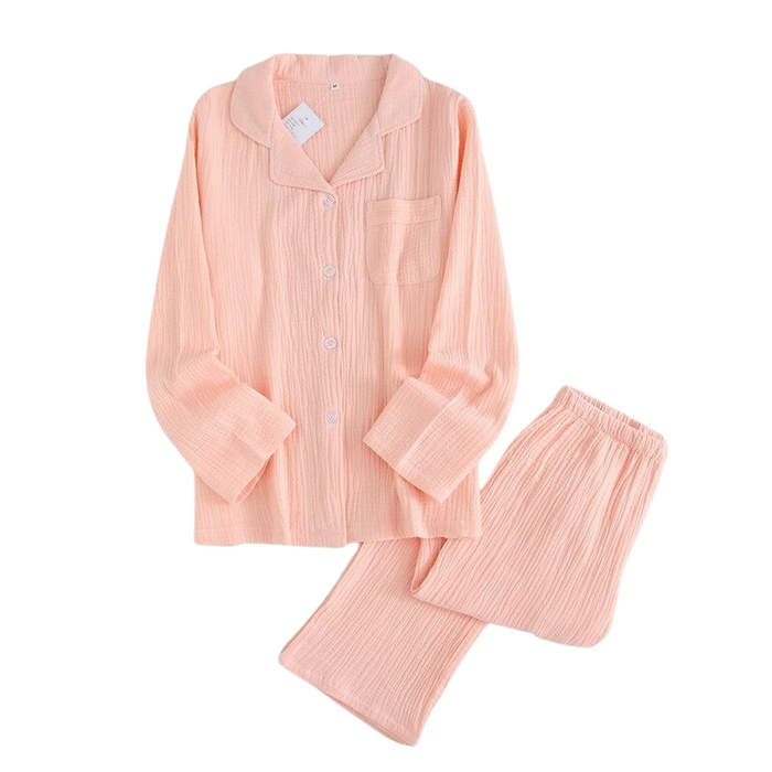 Japanese Cotton Crepe Ladies Pajamas