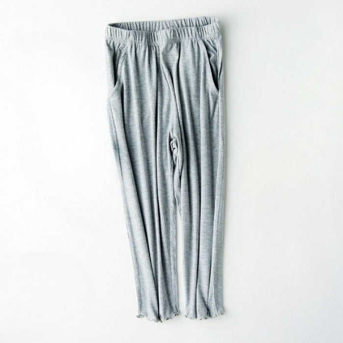 Women's Elastic Cotton Pants