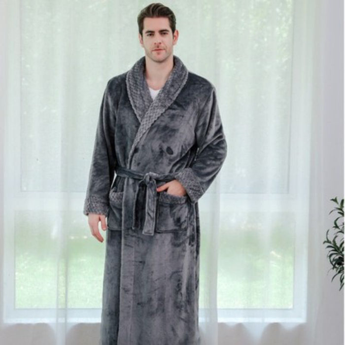 Customized Couple of Long Plush Bathrobes