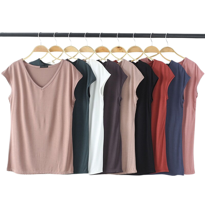 Women's Sleeveless Pajamas T-Shirt