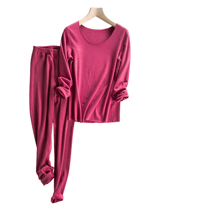 Long Sleeved Warm Pajama Set