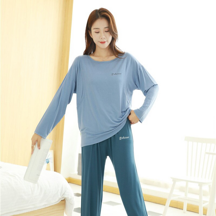 Maternity Breathable Home Wear Pajama Set