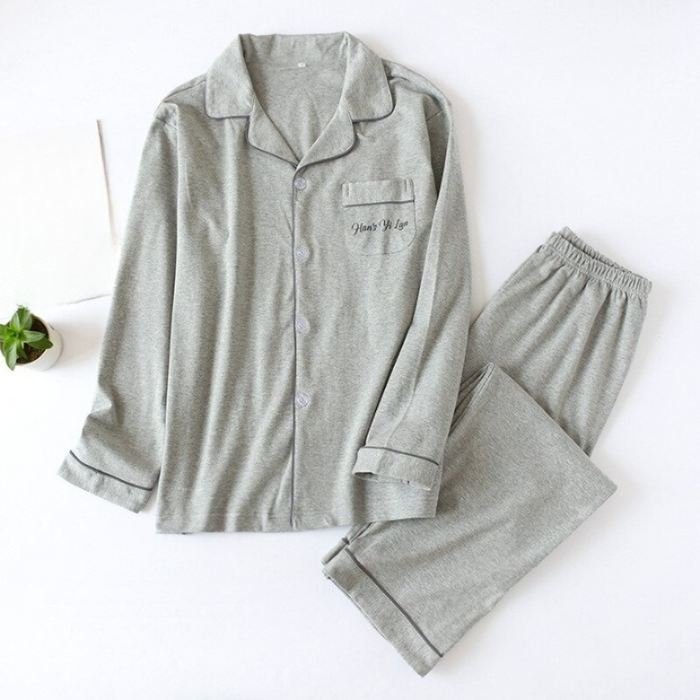 Long Sleeved Pajama Suit Set