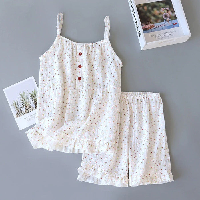 Women Cotton Sleeveless Top & Pajama set