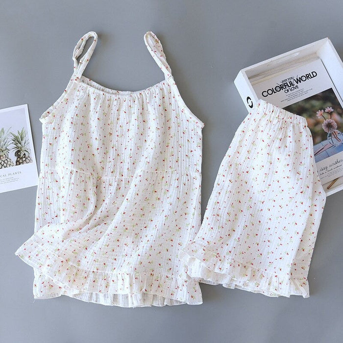 Women Cotton Sleeveless Top & Pajama set