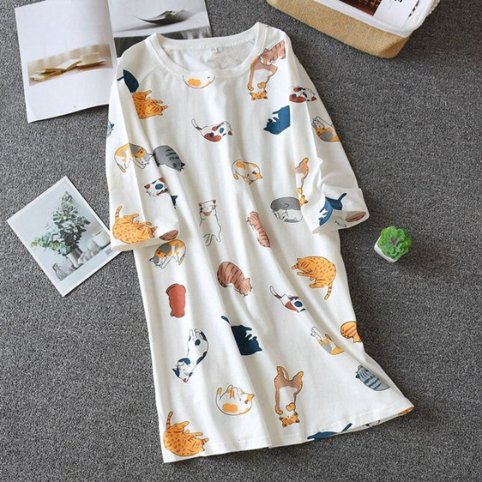 Printed Nightgowns Skirts For Women