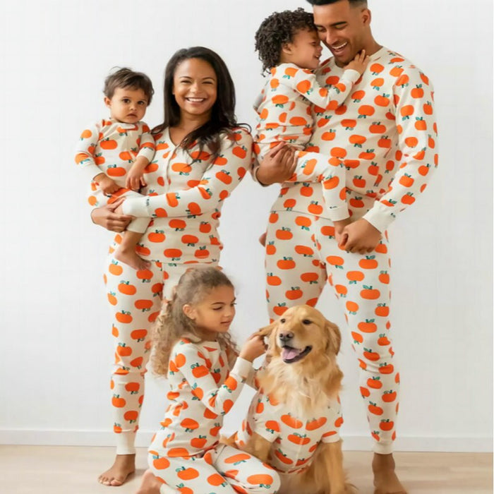 The Xmas Oranges Family Matching Pajama Set