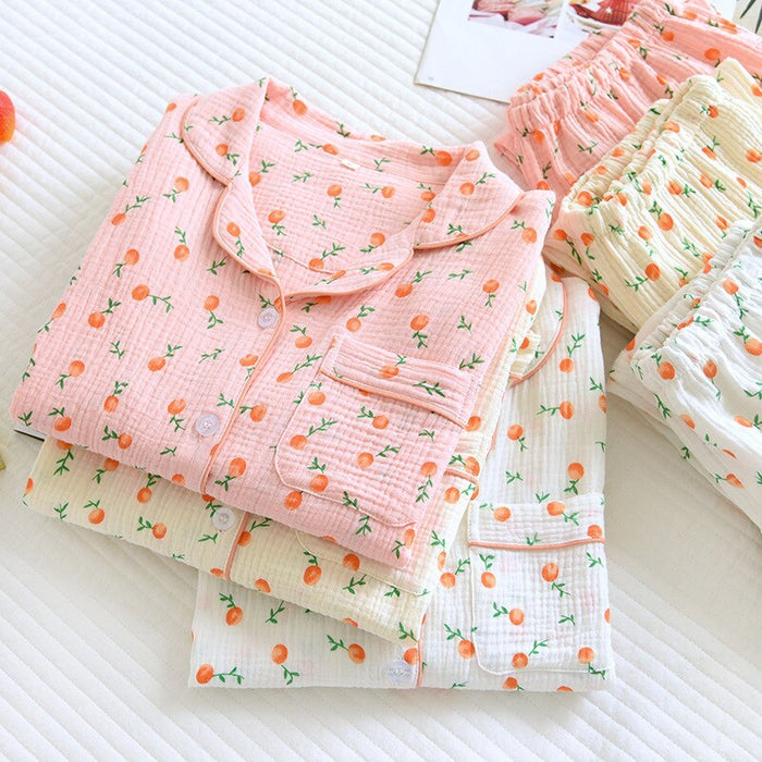 Floral Pajama Suit Set