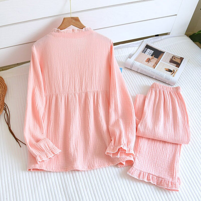 Summer Crepe Styled Pajama Suit Set