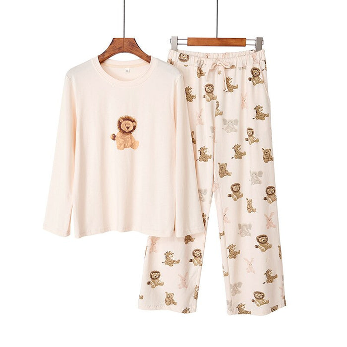 Animal Print Pajama Set