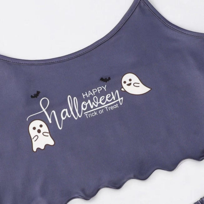 The Tricky Ghost Halloween Shorts Pajama Set