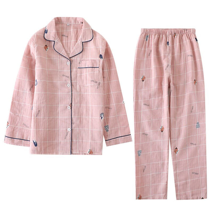 Japanese Block Style Pajama Set