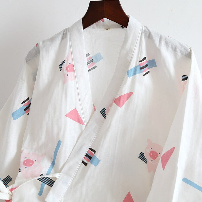 Kimono Short Sleeved Pajama Suit