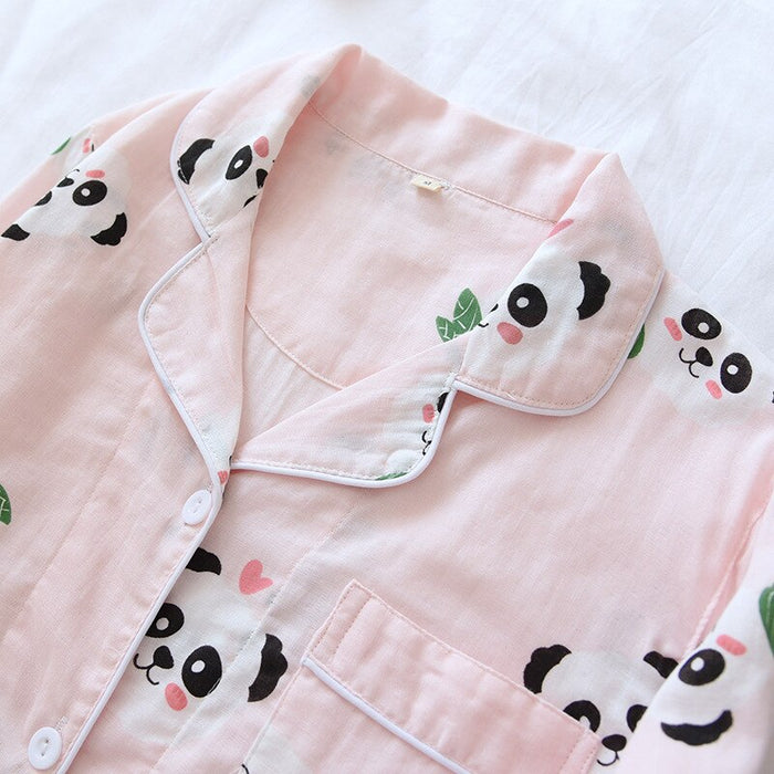 Pure Cotton Ladies Two-Piece Pajamas