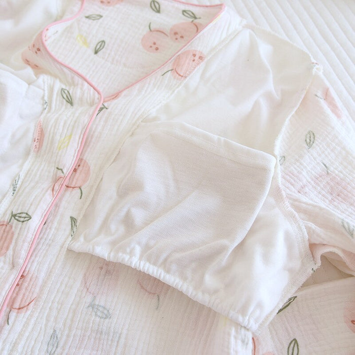 Two-Piece Chest Padded Pajama Suit