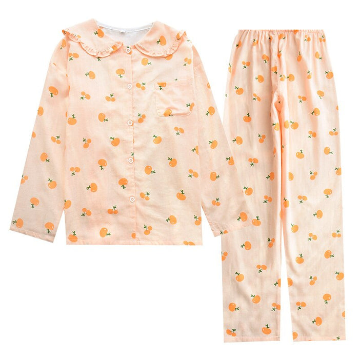 Japanese Style Two-Piece Pajama Set