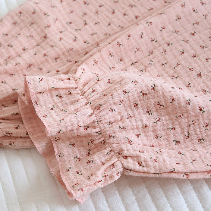 Doll Collar Styled Pajama Set