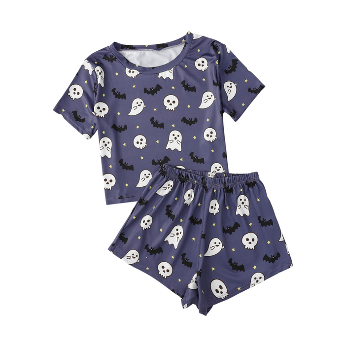 The Bat Ghosts Short Pajama Set