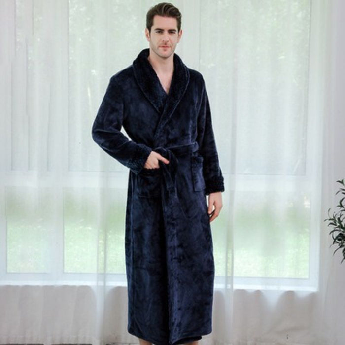 Customized Couple of Long Plush Bathrobes