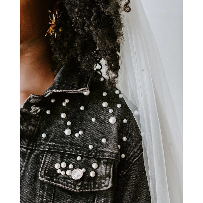 Customized Denim Bridal Jacket