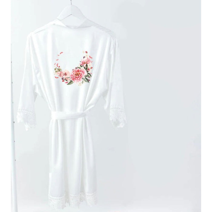 Personalized Floral Bridesmaid Robes