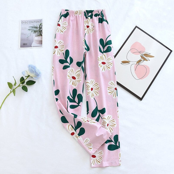 Floral Home Pants -M104