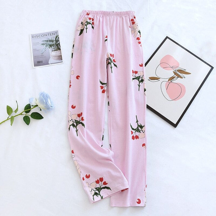 Floral Home Pants -M104