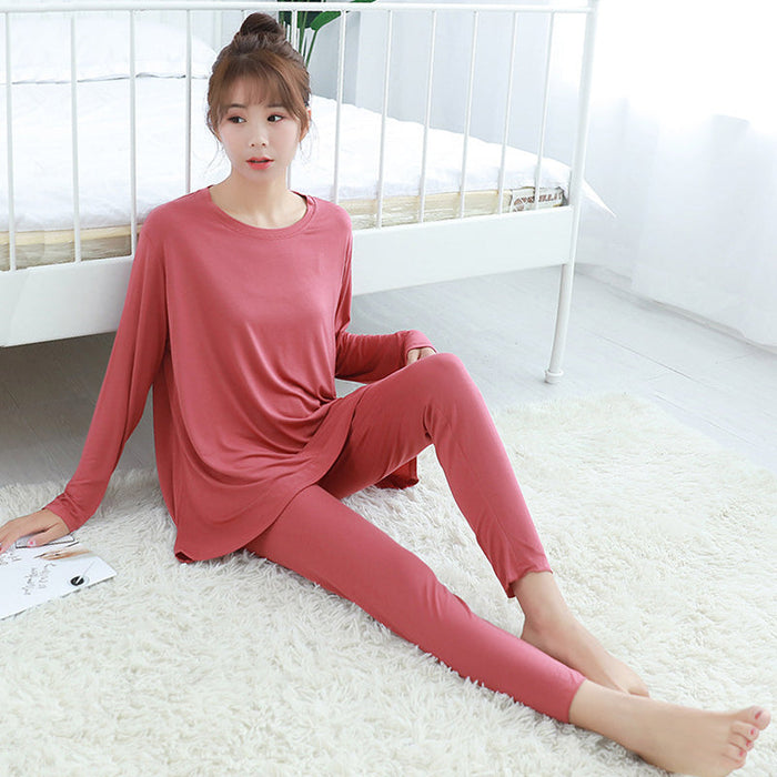 Long Sleeves Top With Pants 2 Piece Pajama Set Best Affordable Pajamas