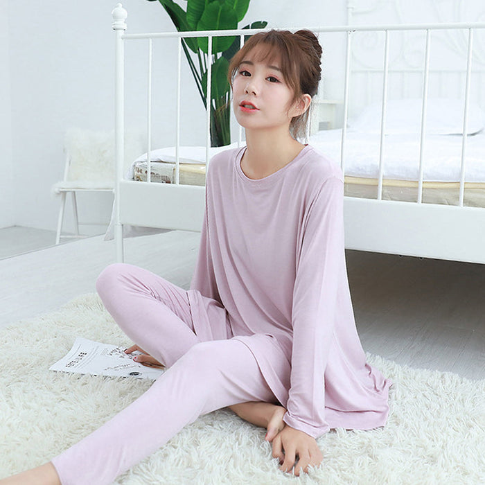 Long Sleeves Top With Pants 2 Piece Pajama Set Best Affordable Pajamas