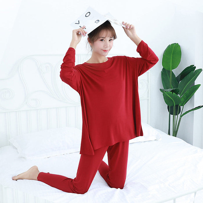 Long Sleeves Top With Pants 2 Piece Pajama Set Best Affordable Pajamas