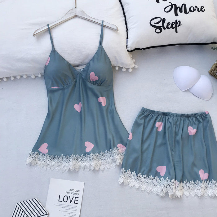 Summer Cami Shorts Set 2 Piece Nightwear