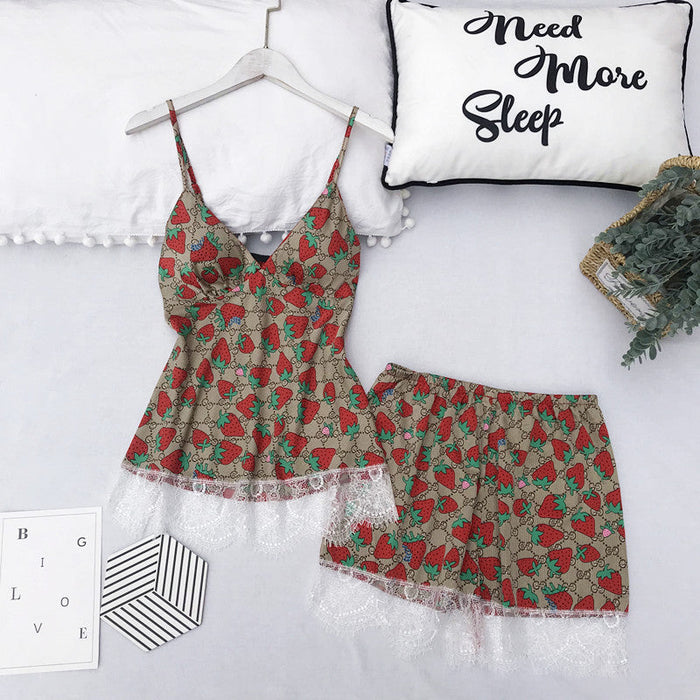 Summer Cami Shorts Set 2 Piece Nightwear