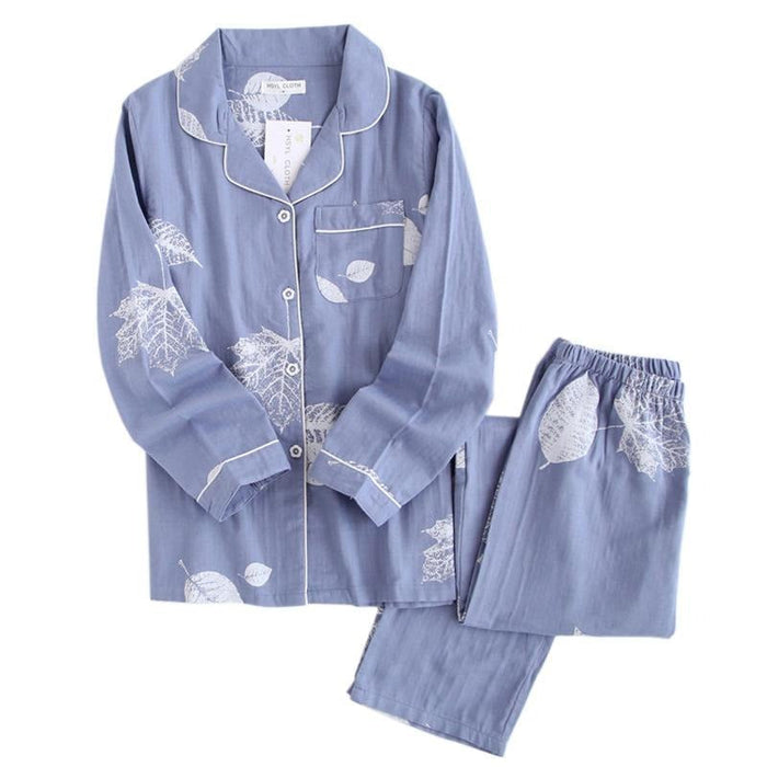 Cotton 2 Piece Set Winter Pajamas Long Sleeve Clothing